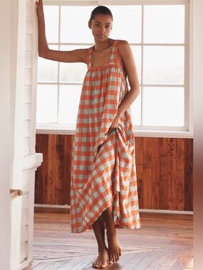maeve ruffled neckline pleated dress Maeve + Ruffled-Neckline Pleated Dress